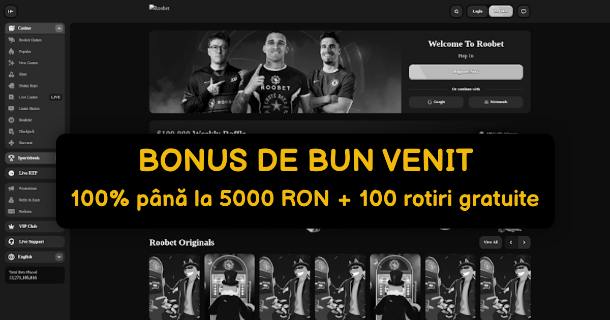 Roobet Casino welcome bonus